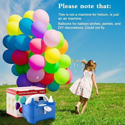 IDAODAN Electric Air Balloon Pump Portable Dual Nozzle 110V 600W Electric - Image 7