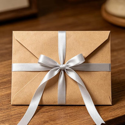 3/8In 30Yards Thin Silver Ribbon - Image 9