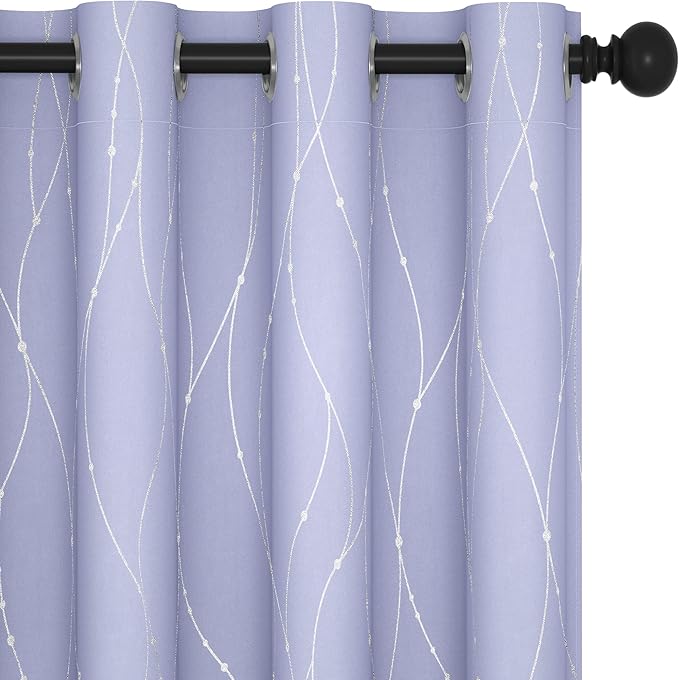 Deconovo Living Room Curtains 63 Inches Long, Thermal Insulated, Room Darkening by Unknown