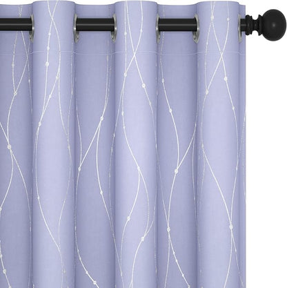 Deconovo Living Room Curtains 63 Inches Long, Thermal Insulated, Room Darkening by Unknown