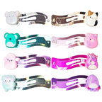 LUV HER Kids Hair Clips for Girls Squishmallows Snap Clips 8 Pack Multi Color Ages 8+