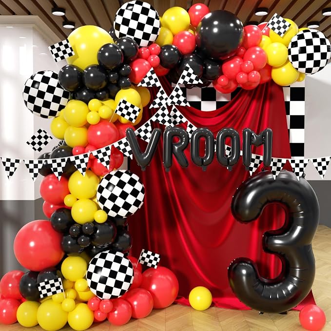 Race Car Balloons Arch Kit by Unknown