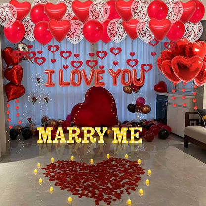 Marry Me Light Up Letters Proposal Decorations - Image 4