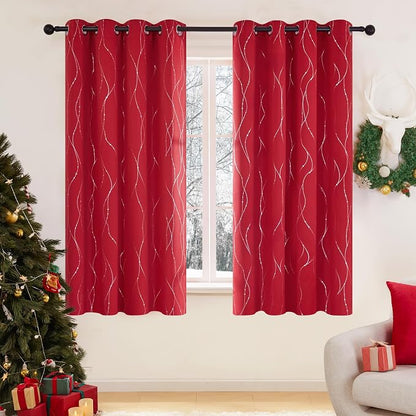 Deconovo Living Room Curtains 54 Inches Long, Thermal Insulated, Room Darkening by Unknown