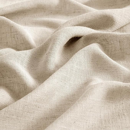 MIULEE Light Taupe Linen Curtains 52x63 Inch Length - Image 4