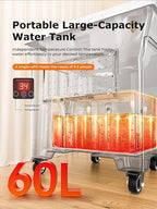 Innovative Touch Screen Dual System Japanese Head Spa Equipment, with 60L Large Water Storage Tank, Support 360°Water Circulation & Light Therapy