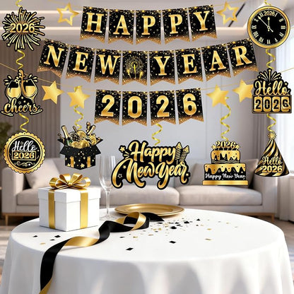 2026 New Year Decorations, Happy New Year Banner - Image 4