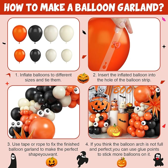 Halloween Balloon Arch Kit - Image 7