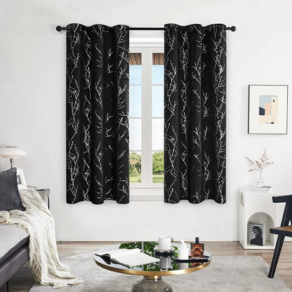 Deconovo Blackout Curtains, Thermal Window Panels, 2 Panels, - Image 2