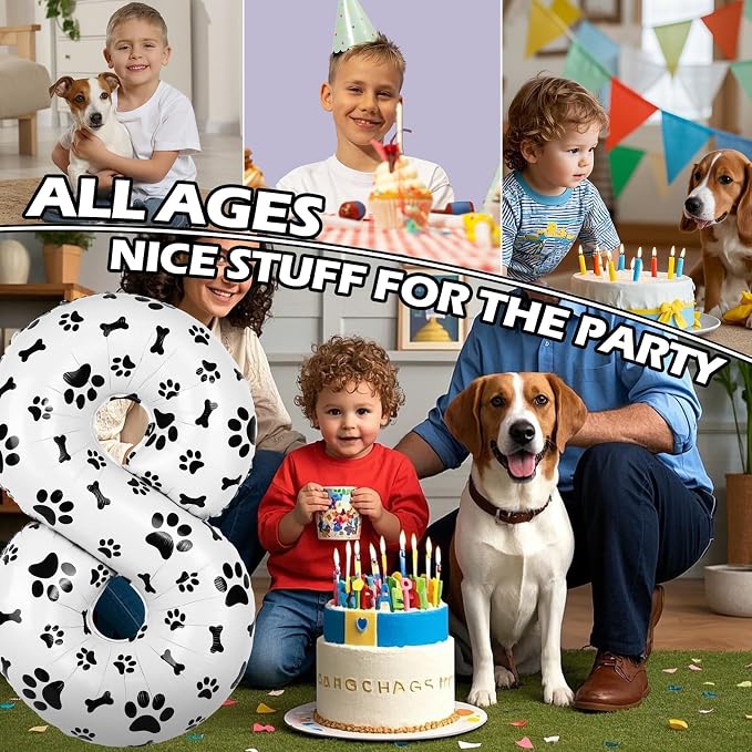 40 Inch Dog Foil Birthday Balloons - Image 5
