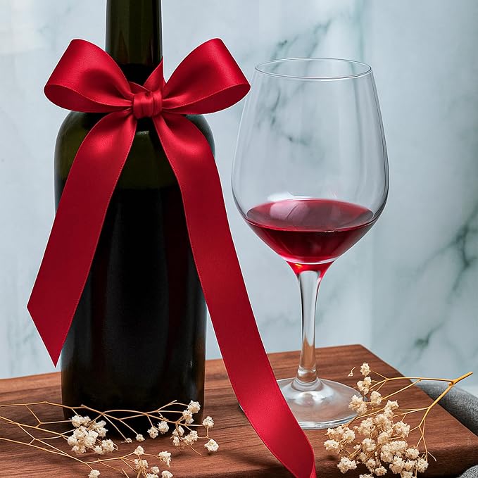 1 1/2In 30Yards Wine Red Ribbon - Image 6
