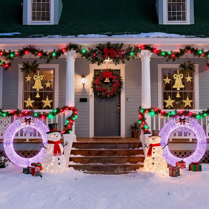 Yescom 3 Piece Wreath Hanger for Front Door Hooks - Image 3