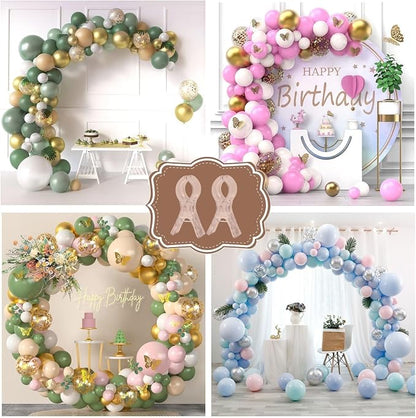 Miliocry 10 Pack Large Balloon Arch Clips Plastic Transparent Backdrop Spring - Image 5