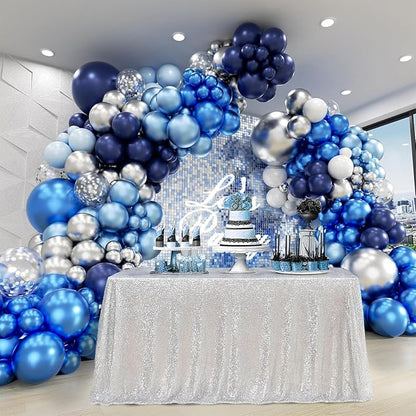 Patimate Blue Silver Balloons Set - Image 2