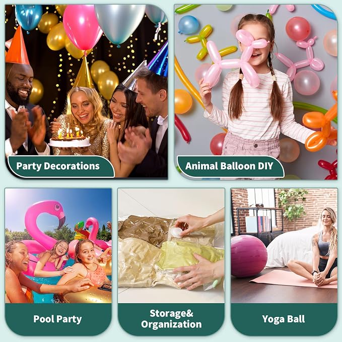 Balloon Pump 3-in-1 Electric Air Pump - Image 8