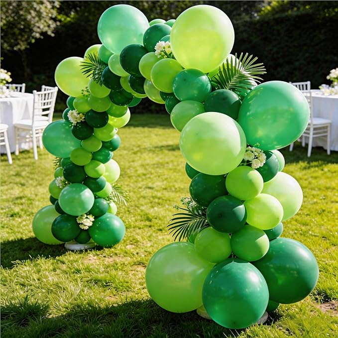 Green Balloons Birthday Party Balloons - Image 4