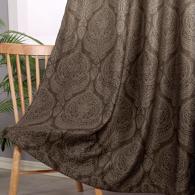 DWCN Ombre Blackout Curtains for Bedroom - Image 3