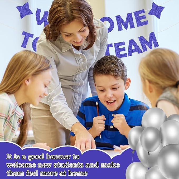 Blue Pre-Introduction Welcome Banner to Join the Team, Welcome Gifts - Image 5