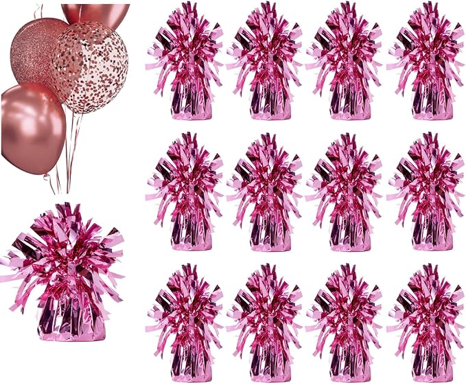 Balloon Weights, 12 Pieces, Weight 0.36Lb | Aluminum Foil, Suitable by Unknown