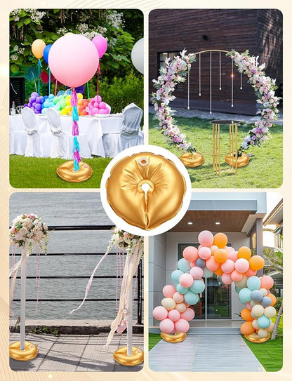 8 Pack Gold Water Weight Bags for Balloon Column Stand and Arch | Balloon - Image 7