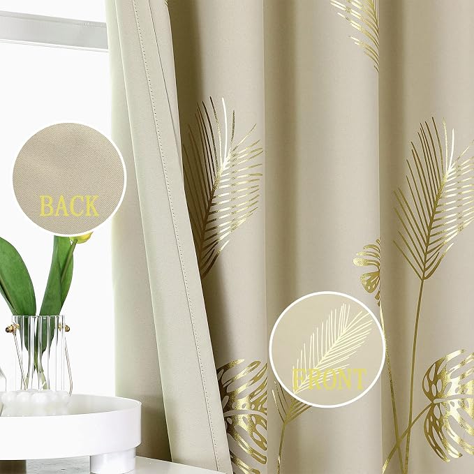 Thermal Insulated Blackout Curtains 108 Inches Long - Image 3
