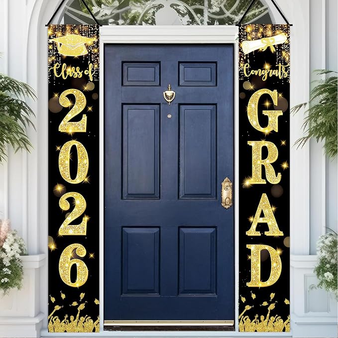 2026 Graduation Decorations Porch Banner Outdoor Waterproof by Unknown