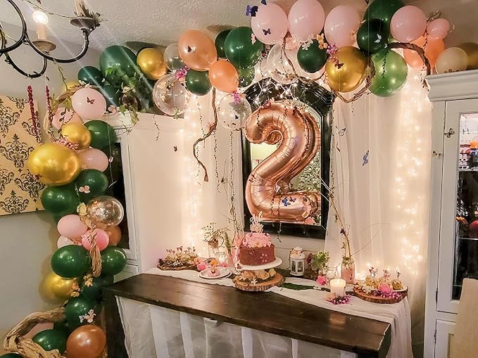 9 Balloon Numbers Birthday Decorations, 40In Rose Gold Balloons - Image 6