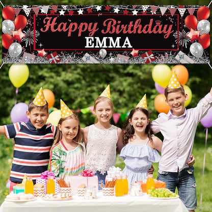 Lonfliness Personalized Birthday Banner Happy Birthday Party Decorations Custom - Image 6