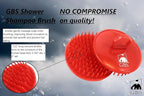 G.B.S Shampoo Massage Brush, Red