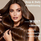 Deep Conditioning Hair Mask - Keratin Mask with Argan Oil - Giant 500ML Size Jojoba Oil Natural Hydrating Repair Hair for Damaged Frizzy Dry Hair Treatment - Fits All Hair Types (17 oz), Argan Oil