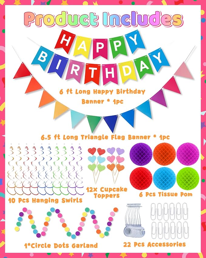 Happy Birthday Party Decorations - Image 2