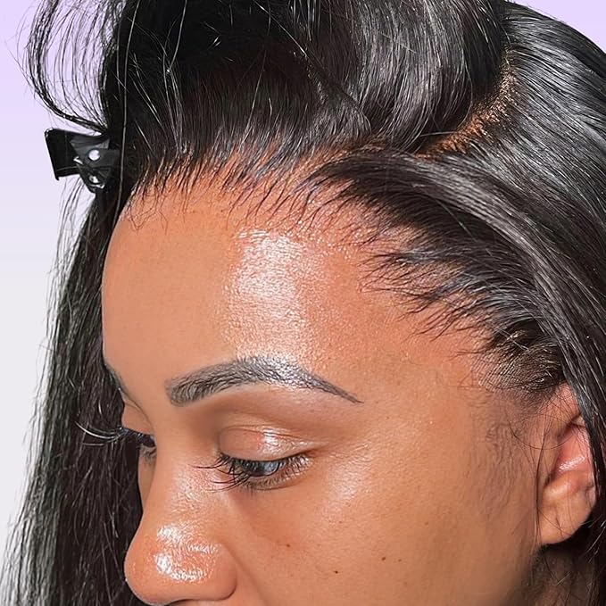 13x4 Full Frontal Wig Skinlike Real HD Lace Wig 200% Density Body Wave HD Lace Wigs Vivid Pre plucked Hairline Bleached Knots Frayed Ends 0.10mm Ultra-thin Invisible Swiss HD Wigs 20 Inch
