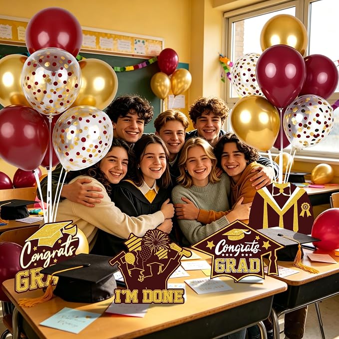 6 Sets 2026 Graduation Balloon Stand Kit - Image 8