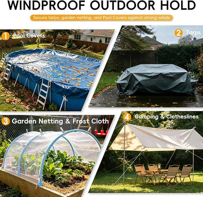 24 Pack Spring Clamps, Backdrop Clips, 3.3 Inch - Image 7