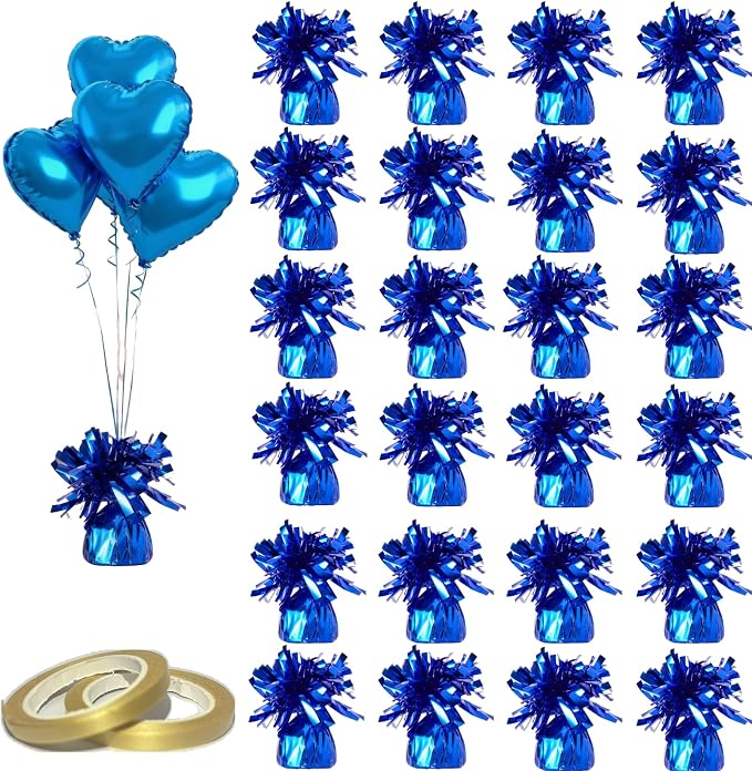 Balloon Weights, 24 Pieces, Weight 0.36Lb | Aluminum Foil, Suitable by Unknown