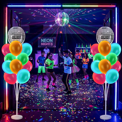Gejoy 2 Sets Balloon Tower Stand Kit, Pcs 12 Inch Balloons, and 2 Pcs Balloons - Image 5