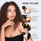 Style Factor EDGE BOOSTER Extra Shine & Moisture Rich Foam Mousse | Lightweight Styling for Curls, Waves, Braids, Locs & Protective Styles | Volume & Shine | With Rosehip Oil | 9 fl oz