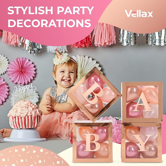 44-Piece Baby Shower Decor Kit - Image 5