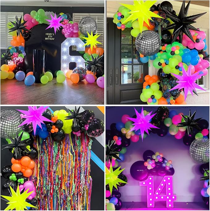 147pcs Neon Balloon Arch Kit - Image 6