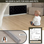 Clear Plastic Area Mat for Under High Chair, 3'×5' Large No Slip Waterproof Vinyl Floor Mat for Home, Anti-Spill Hard Floor Protector, Easy Clean Splat Mat