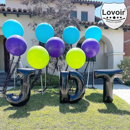 Lovoir 40 Inch Large Black Letter A Balloons Big Size Jumbo Mylar Foil Helium - Image 6