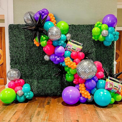 MEBAY Rainbow Balloons Garland Arch Kit - Image 3