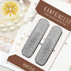 Rhinestone and Crystal Hair Clips 2-Pack, Sparkly Barrettes & Elegant Bling Accessories for Women & Girls(Set16)