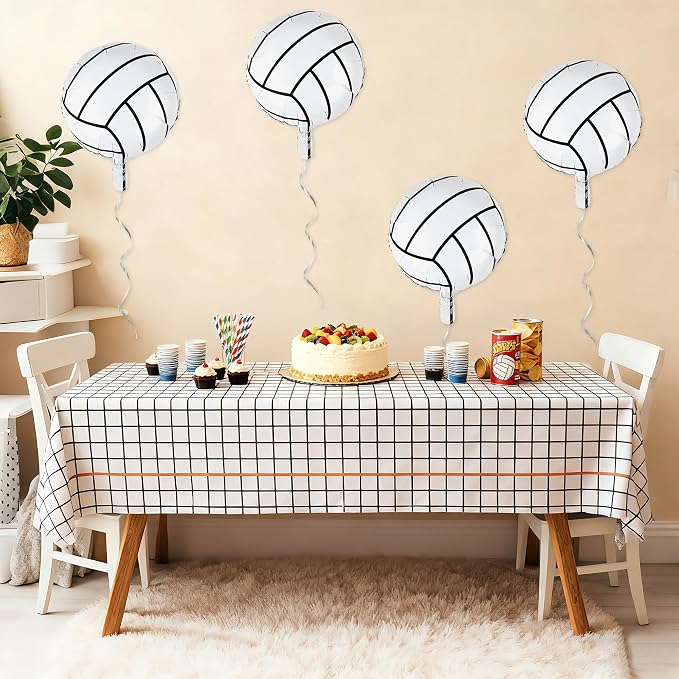 Fovths 12 Pieces Inflatable Volleyball Balloons 18 Inches Volleyballs Foil - Image 5