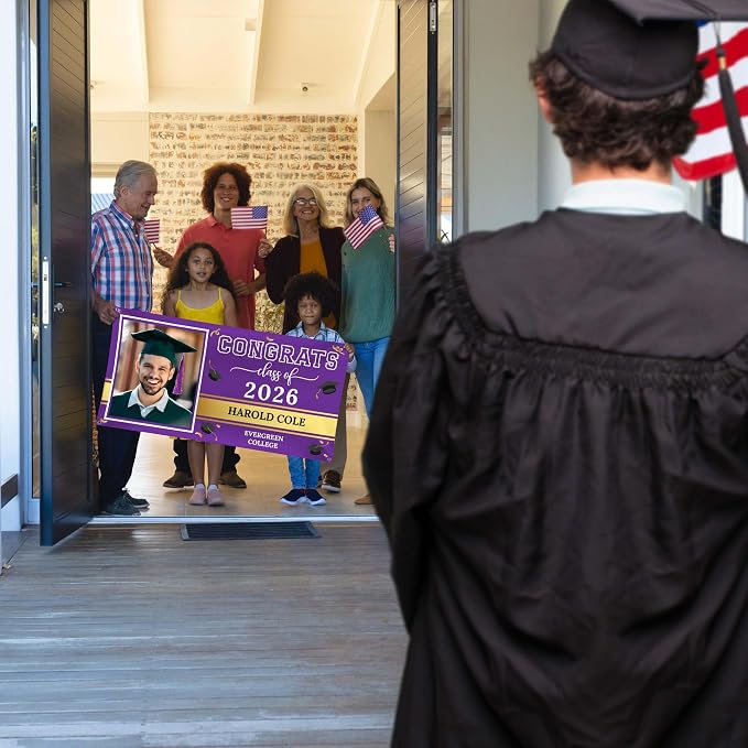 Graduation Banner, Custom Class of 2026 - Image 6