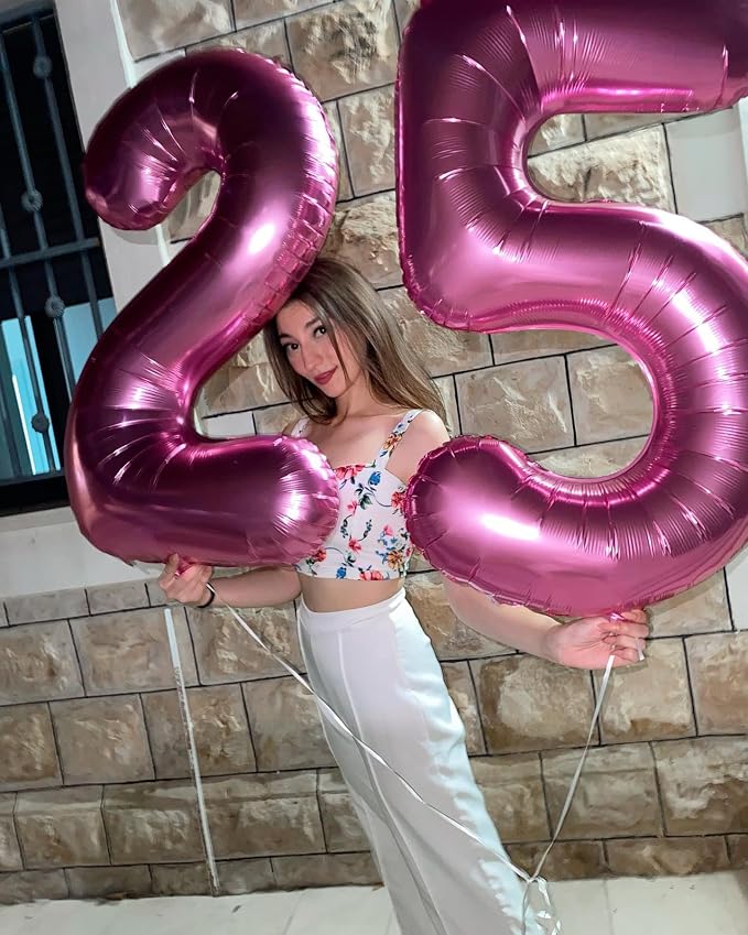Pink Number 7 Balloon 40 Inch - Image 4