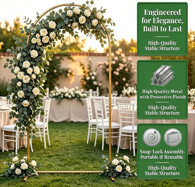 Arch Backdrop Stand 6FT Arcos para Decoracion De Fiestas Balloon Arch Stand - Image 5