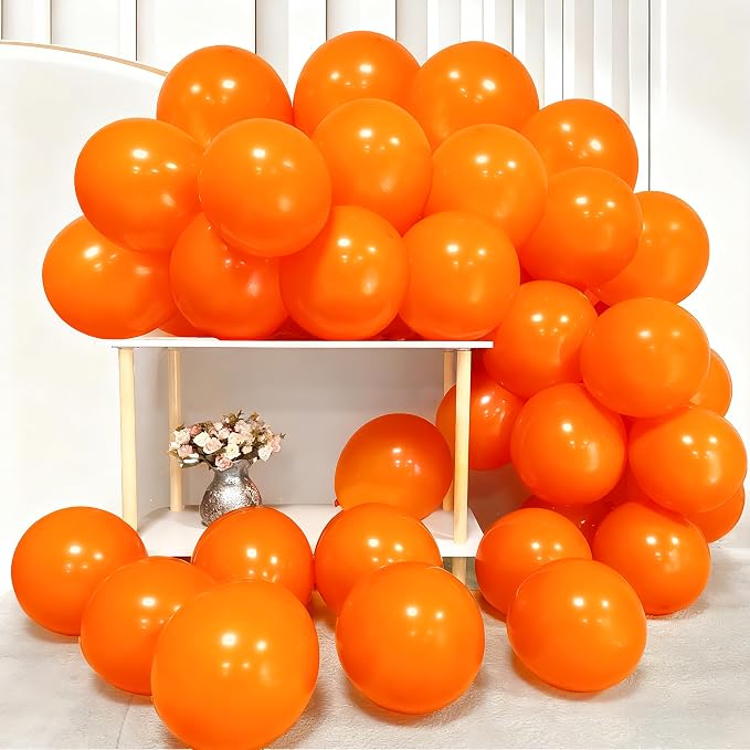 Firomi Thicken Latex Orange Balloons 12-inch 100 Pack by Firomi