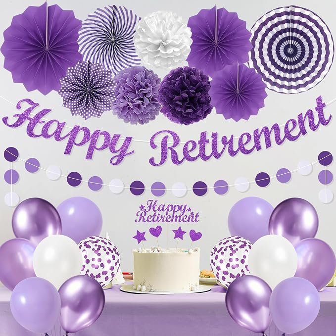 Vlipoeasn Retirement Decorations - Image 7