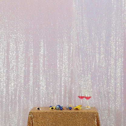 Poise3EHome 7FT x 7FT Iridescent Sequin Photography Backdrop Curtain - Image 8